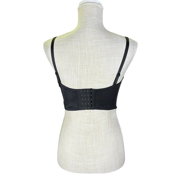 Bejeweled Bustier Corset Crop Top Bra Rhinestone Embellished Size Medium Madonna - Picture 6 of 10